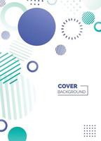 Placard templates set with abstract shapes. 80s memphis geometric style flat and line design elements. Retro art for a4 covers. banners. flyers and posters. Eps10 vector illustrations
