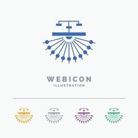 optimization. site. site. structure. Web 5 Color Glyph Web Icon Template isolated on white. Vector illustration