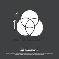 balance. circle. alignment. measurement. geometry Icon. glyph vector symbol for UI and UX. website or mobile application