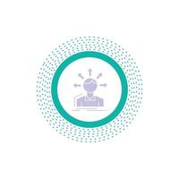 conversion difference. diversity. options. structure. user transition Glyph Icon. Vector isolated illustration
