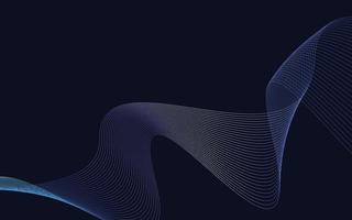 Vector abstract wave background. Blue Gradient waves background