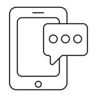 Modern design icon of user chat vector