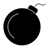 Trendy vector design of bomb