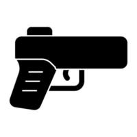 Modern design icon of pistol vector