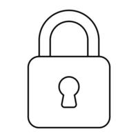 A premium download icon of padlock vector