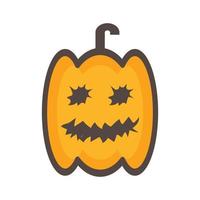 Cute pumpkin vector illustration. designs that are suitable for banner elements, websites, apps.