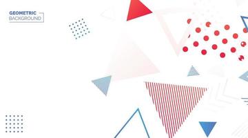Colorful geometric Banner background. Minimal cover template design for web. Modern abstract background with geometric shapes and lines. Eps10 Vector