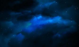 Space background realistic nebula shining stars cosmos stardust milky way galaxy infinite universe and starry night photo