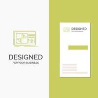 Business Logo for control. equalizer. equalization. sound. studio. Vertical Green Business .Visiting Card template. Creative background vector illustration