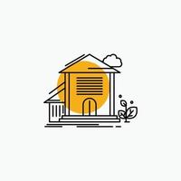Home. house. Apartment. building. office Line Icon vector