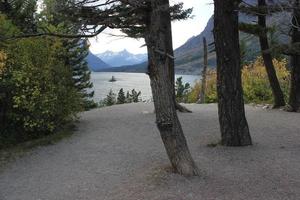 Saint Mary Lake in Glacier National Park photo