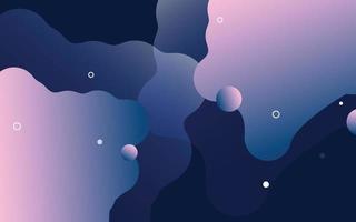 Floating liquid blobs. Abstract colorful banner with fluid shapes. Futuristic composition with bubbles. 3D vector illustration for advertising. marketing or presentation