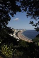 Rio de Janeiro, RJ, Brazil, 2022 - Summer in Rio, view of Leblon and Ipanema beaches from the Two Brothers Natural Park photo