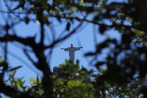 Rio de Janeiro, RJ, Brazil, 2022 - Christ The Redemeer Statue, view from Dona Marta Belvedere photo