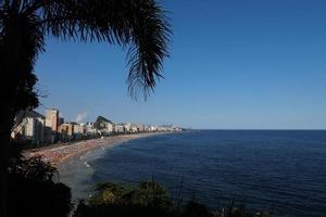 Rio de Janeiro, RJ, Brazil, 2022 - Summer in Rio, view of Leblon and Ipanema beaches from the Two Brothers Natural Park photo