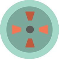 Fan Turbine Wind  Flat Color Icon Vector icon banner Template