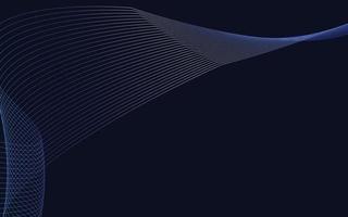 Wave of the Blue Gradient colored lines. High resolution vector