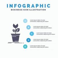 adventure. game. mario. obstacle. plant Infographics Template for Website and Presentation. GLyph Gray icon with Blue infographic style vector illustration.