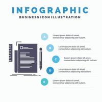 Code. coding. file. programming. script Infographics Template for Website and Presentation. GLyph Gray icon with Blue infographic style vector illustration.