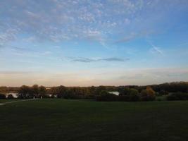 Beautiful view of Countryside Landscape of England photo