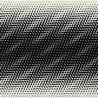 Stylish texture with stripes from circles. vector