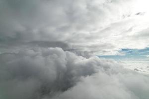 Beautiful Sky with Dramatic Clouds Drone's High Angle Footage over City of England UK photo