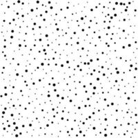 Circle seamless pattern with dotted halftone isolated on white background. Vector illustration