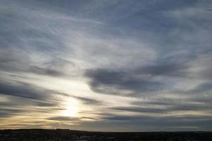 Gorgeous high angle view of Clouds and Sky over England photo