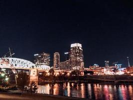 Downtown Light at Night photo