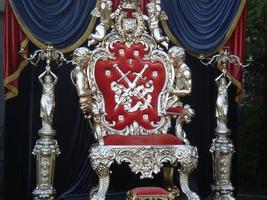 Velvet luxury throne photo