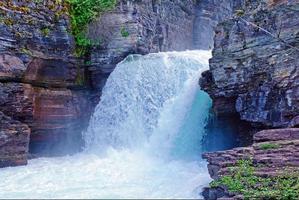 Falls in a Western Canyon photo