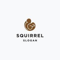 Squirrel logo icon design template vector