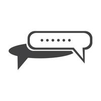 Chat Bubbles Vector Icon illustration design,Chat and Speech Bubble Icons Set Vector