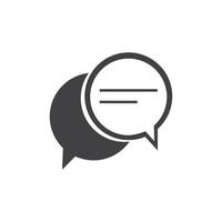 Chat Bubbles Vector Icon illustration design,Chat and Speech Bubble Icons Set Vector