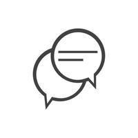 Chat Bubbles Vector Icon illustration design,Chat and Speech Bubble Icons Set Vector