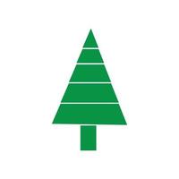 icono de arbol de navidad vector