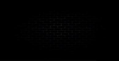 Panoramic dark background texture smooth brickwork - Vector