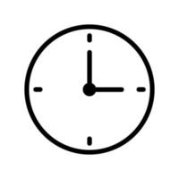 Reloj redondo, icono de flecha de círculo de cara de reloj transparente blanco - vector