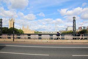 London in the UK in September 2022. People in a queue to see the Queen lying in state. photo