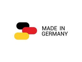 Label of Made in Germany vector