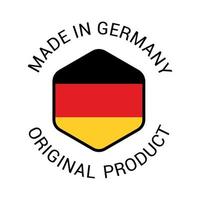 Label of Made in Germany vector