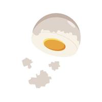 Vector illustrator of Chicken egg