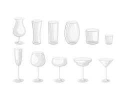 Set Vector illustrator of tableware