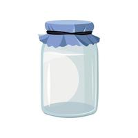 Vector illustrator of  Transparent Jar