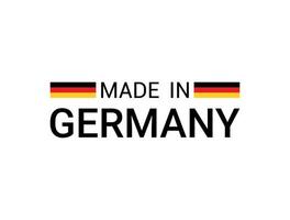 Label of Made in Germany vector