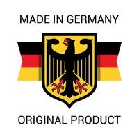 Label of Made in Germany vector