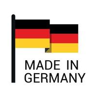 Label of Made in Germany vector