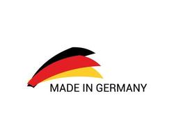 Label of Made in Germany vector