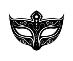 Black Carnival Mask vector