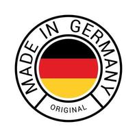 Label of Made in Germany vector